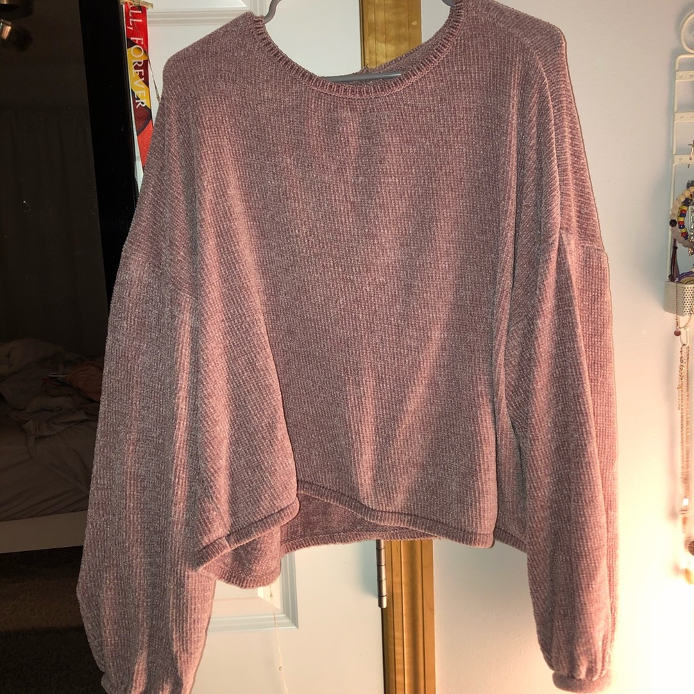 Soft Cropped Sweater from American Eagle